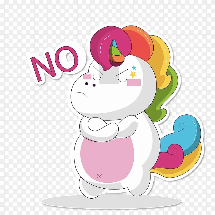 生气的独角兽表情设计png图片素材免费下载 图片编号qozdmrgy Pngbag素材网