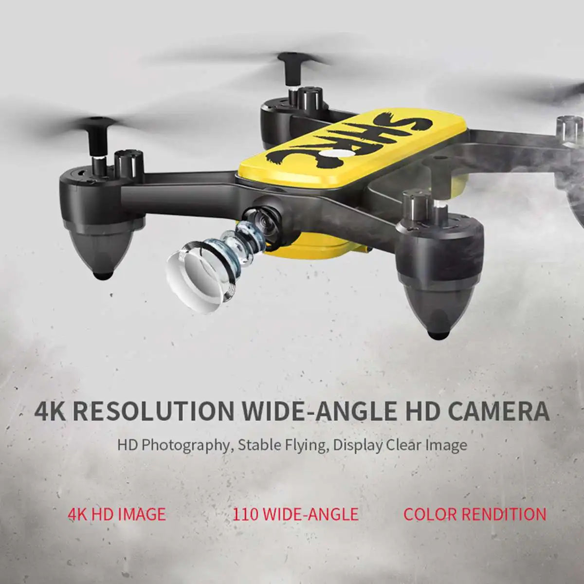 Gps 4K HD камера Радиоуправляемый Дрон Wifi FPV RC вертолет Квадрокоптер без головы 18 минут время полета Безголовый Радиоуправляемый Дрон