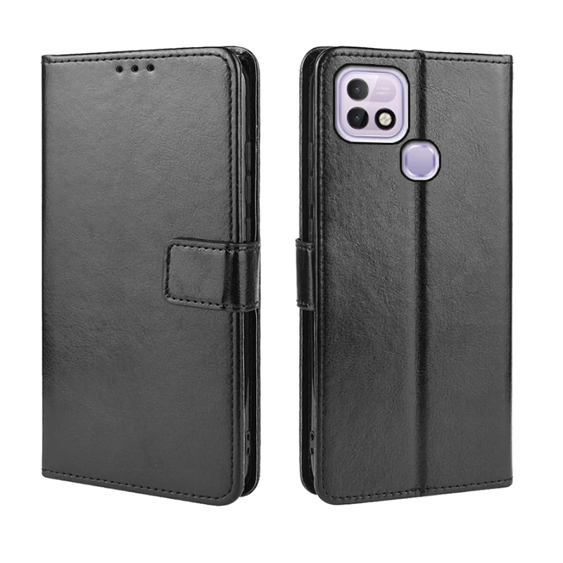 

Book Stand Flip Case For Infinix Hot 10i X658E Helio G25 Wallet Men Cover on Infinix Hot 10i X659B Helio P65/G70 Smartphone Case
