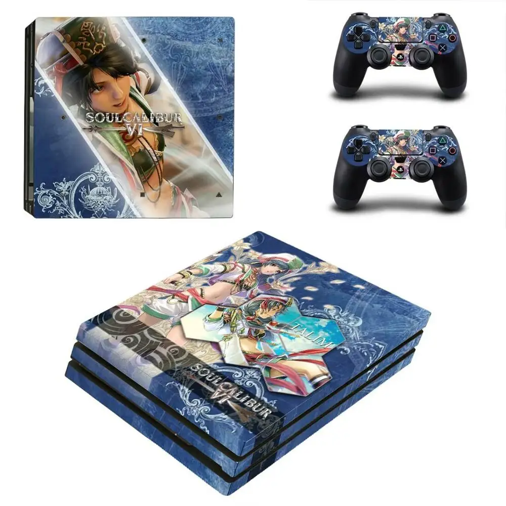 YSP4P-2990 SoulCalibur VI PS4 Pro стикер s PS 4 Play станция 4 Pro виниловые наклейки на кожу наклейки для playstation 4 Pro консоль и контроллер - Цвет: YSP4P-2990