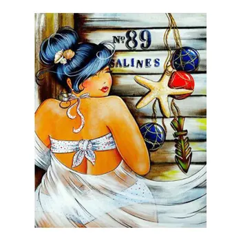 

sexy women Diamond Painting Cross Stitch Full Round New DIY 5D chubby portrait home decorative Mosaic Embroidery