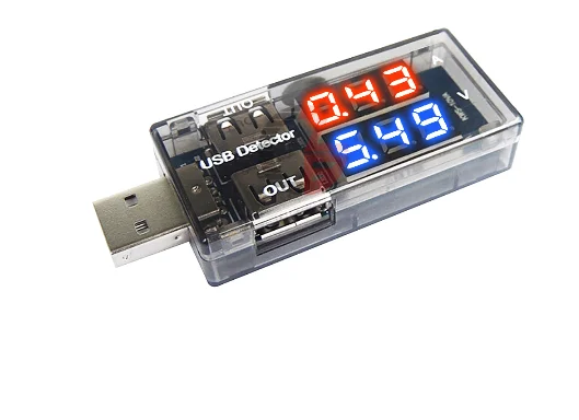 5 в 2.5A с двойным выходом USB тестер мобильное зарядное устройство Доктор двойной дисплей светодиодный цифровой вольтметр Амперметр Напряжение Ток детектор