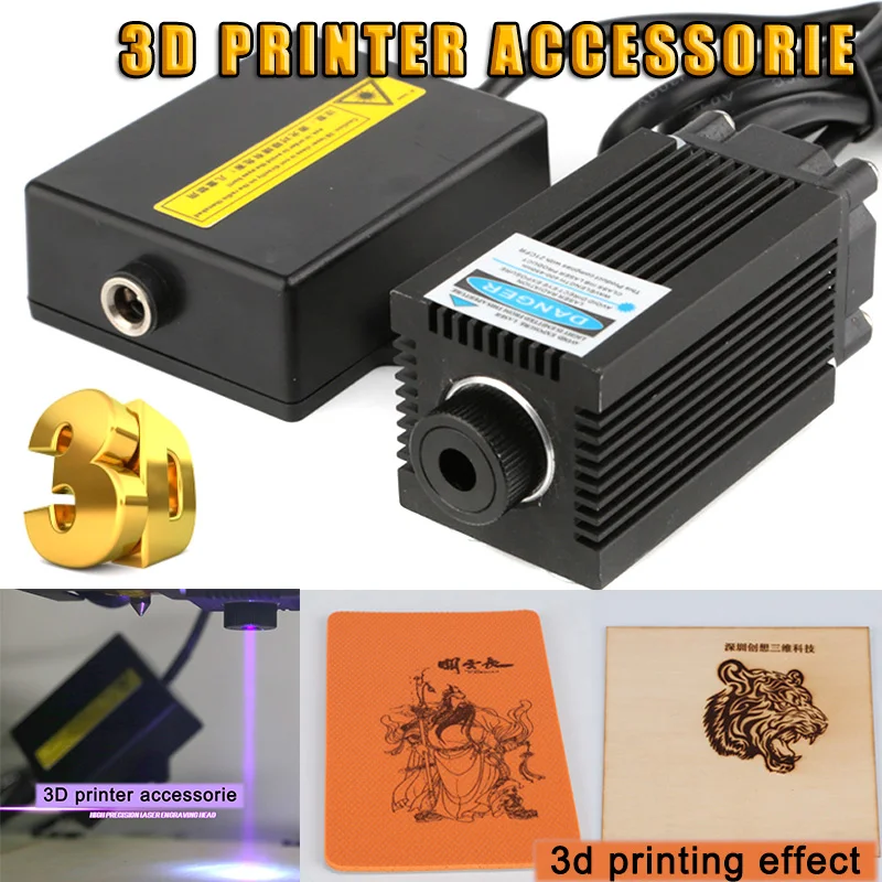 

High Quality Blue Light Engraving Head Set 12V Accessories for CR-10 CR-10s 3D Printer