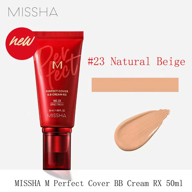 MISSHA M Signature Real Complete BB Cream Perfect Cover Cho Bo Yang Makeup Original Korean Cosmetics makeup cream makeup foundation