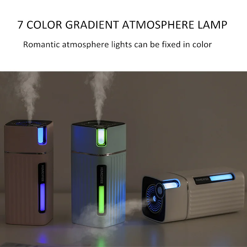 300ml Portable Air Humidifier USB Cool Mist Ultrasonic Aroma Diffusers Aromatherapy Air Purifier Car Home Difusor Humidificador