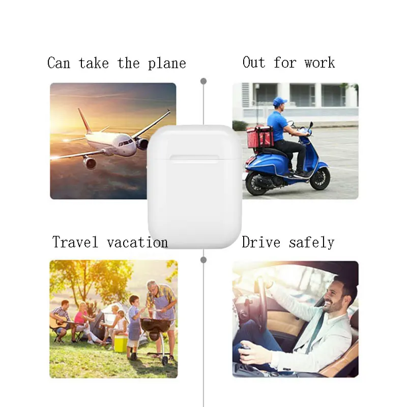 Наушники Microdata i12 TWS, настоящие Беспроводные Bluetooth 5,0, умные сенсорные высококачественные наушники, динамик, стерео наушники