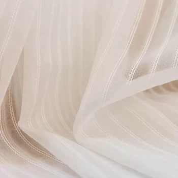 

White jacquard vertical tulle curtain American modern curtain living room bedroom balcony curtian yarn home decoration curtains