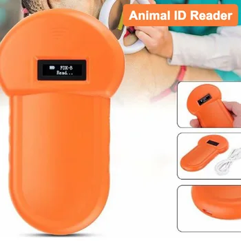 

134.2Khz Animal ID Reader Low Frequency Stable FDX-B Microchip Scanner Home Pet Dog Built-in Buzzer Tracking For Cats Horse