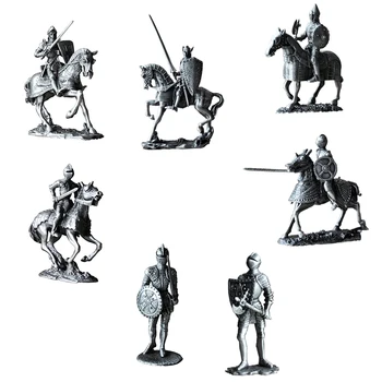 

[MGT]Classical European medieval Tin Soldier Warrior Character Statue Decoration Creative Decoration Crafts Gift