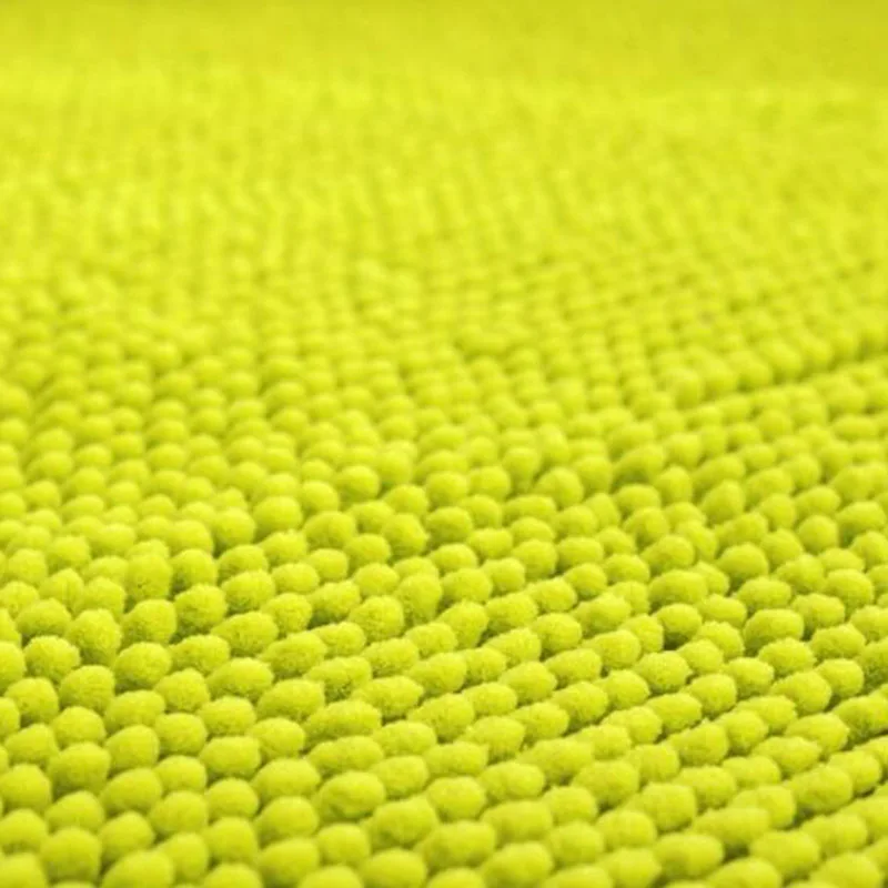 Short-Haired Chenille Doormat Rug Water Absorption Carpet Kitchen Bathroom Carpet Floor Mat for Living Room Anti Slip Bath Mat