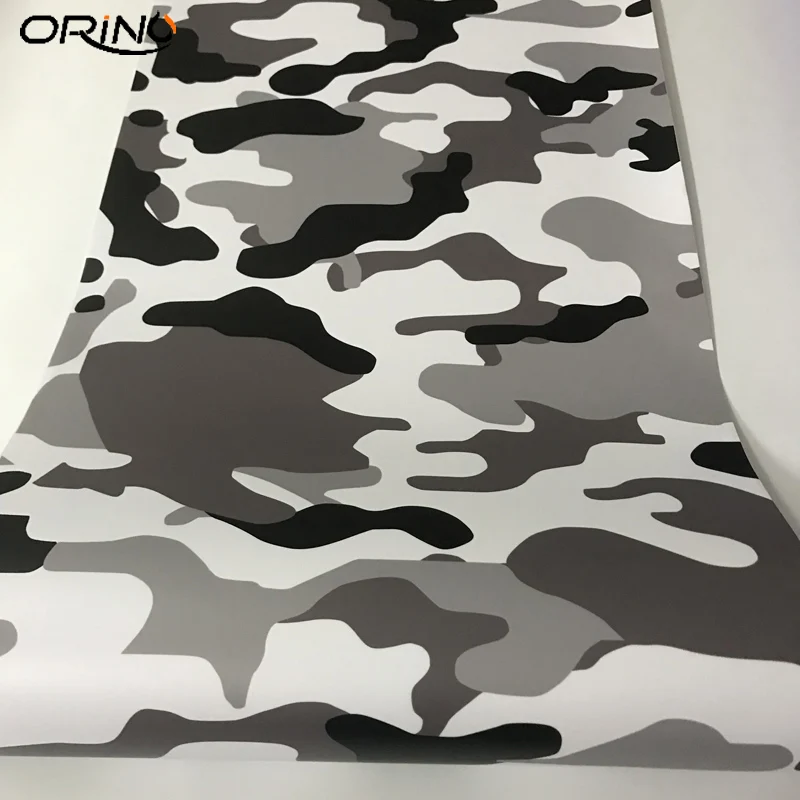 Black White Grey Vinyl Sticker Wrap-3