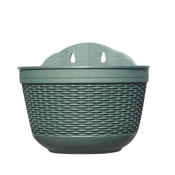 

Container Living Room Plant Holder Semicircle Fence DIY Balcony Basket Flower Pot Bedroom Wall Hanging Indoor Home Office