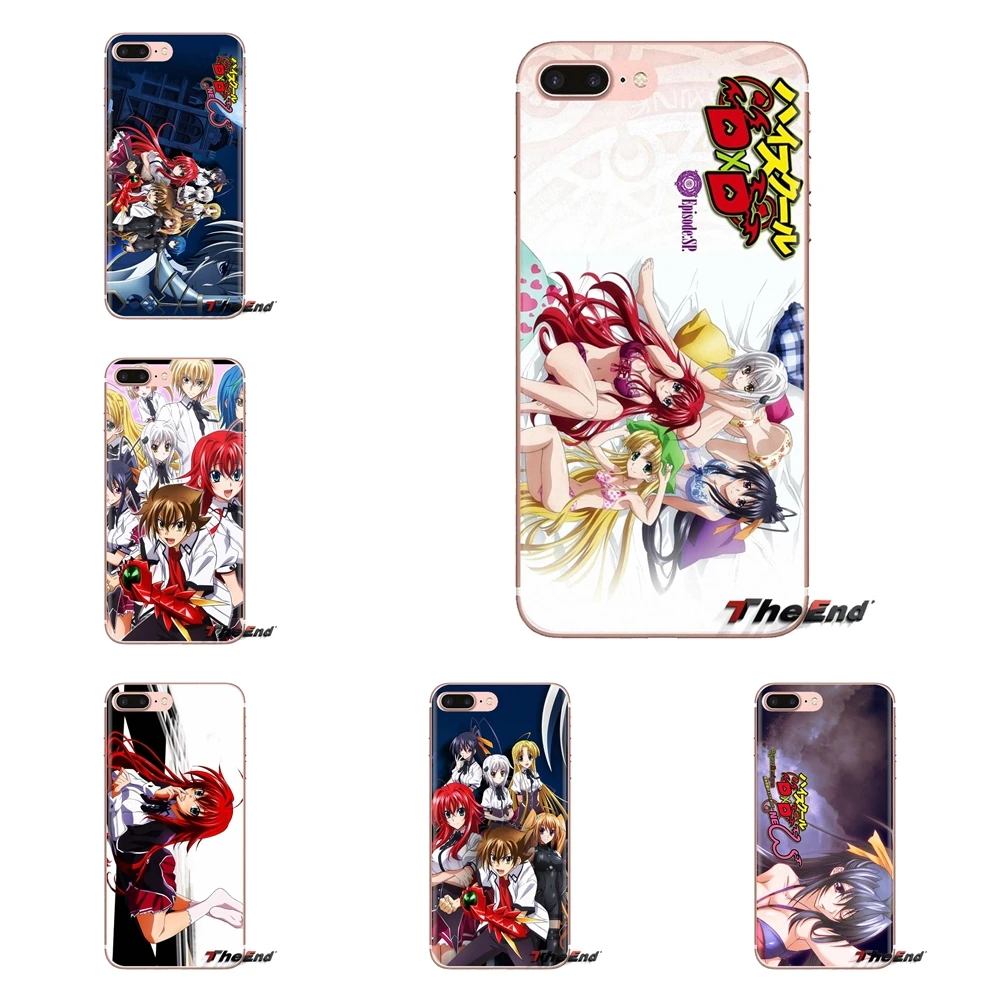 For Huawei G7 G8 P7 P8 P9 P10 P20 P30 Lite Mini Pro P Smart Plus 2017 2018 2019 High School DxD Akeno Rias Transparent TPU Cases |