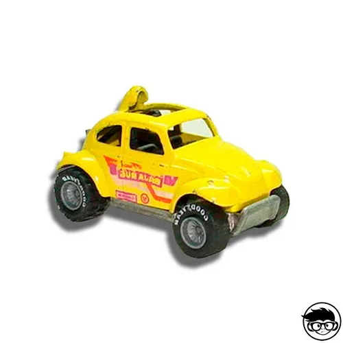 Горячие колеса Volkswagen Baja Beetle Летающий таможня длинная карта
