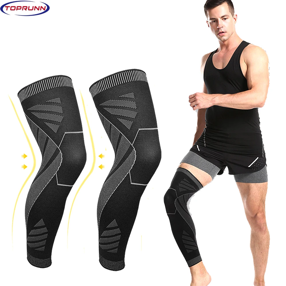

Long Knee Brace for Knee Pain, Full Leg Compression Sleeve for Men Women,fit Basketball,Football,Running, Working Out, Arthritis