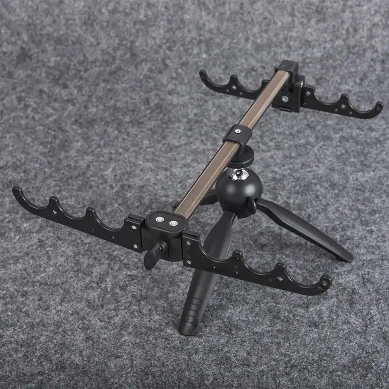1 Set Ice Winter Fishing Triangle Turret Bracket Truss Fishing Holder Tripod Rod Holder Fishing Gear