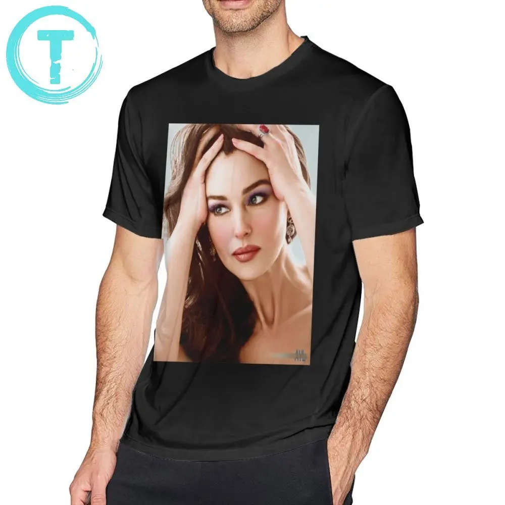 

Monica Bellucci T Shirt Monica Bellucci T-Shirt Graphic Casual Tee Shirt Cotton Fun Male 6xl Short-Sleeve Tshirt