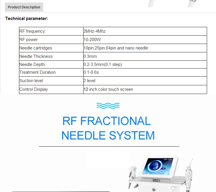 2022Newest RF Fractional micro-needle beauty machine anti-acne skin lifting anti-wrinkle spa equipment best soldering iron for electronics