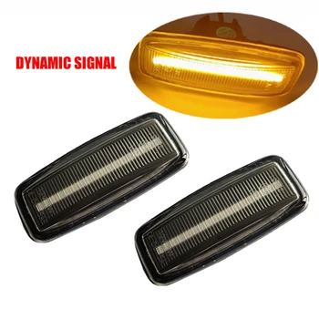

2pcs Car Dynamic Side Turn Signal Indicator For Nissan Sylphy 2006-2011 Ultrasonically Sealed Waterproof Car Side Marker Lights