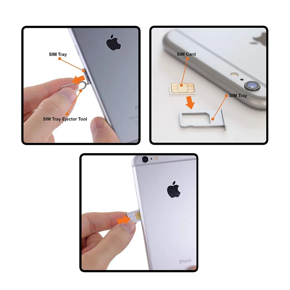 10 Pcs Sim Card Tray Removal Holder Eject Pin Key Tool Adapter For Iphone 7 plus Samsung Xiaomi The Sims 4 stainless Accessories (37)