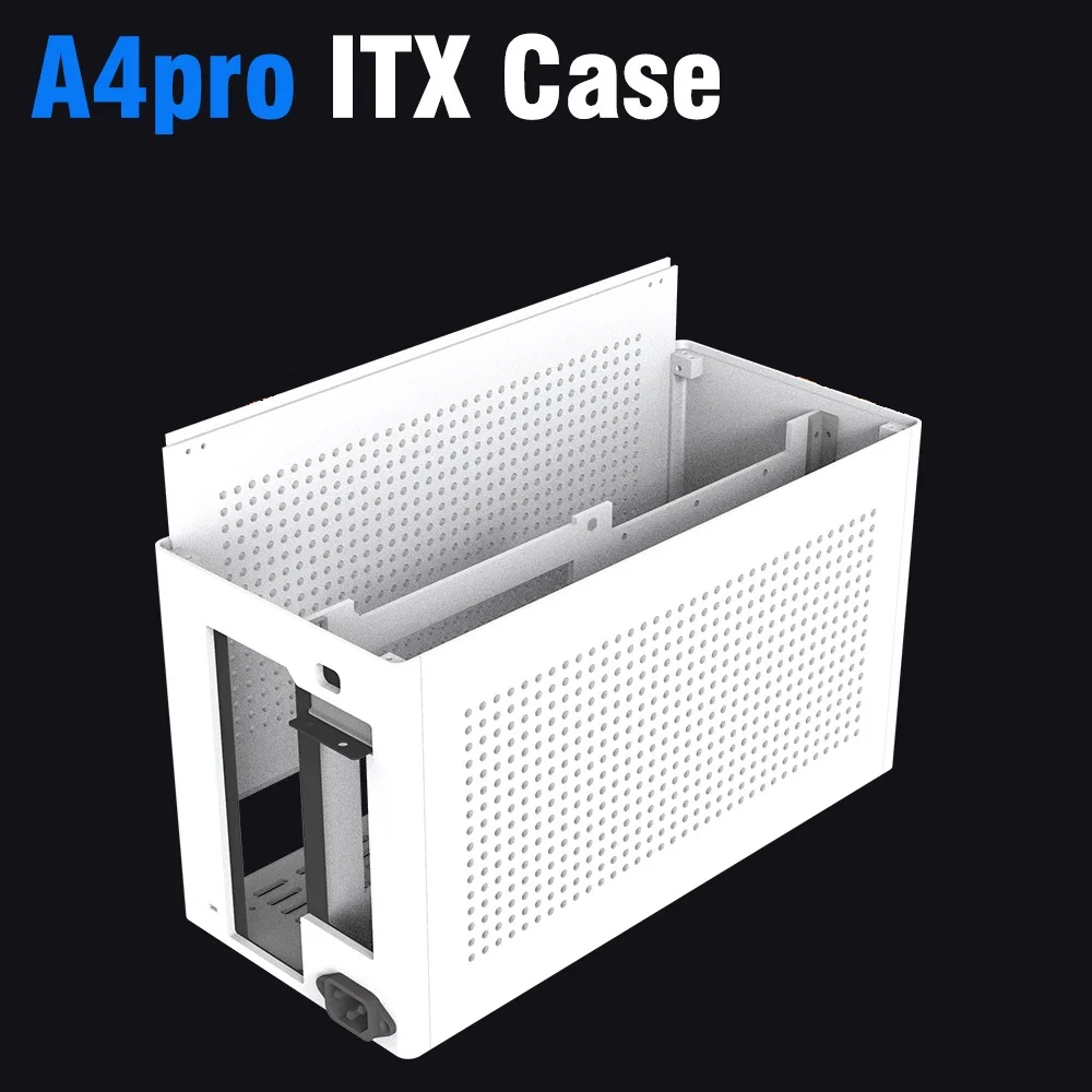 ITX Mini Case A4 Pro Chassis / SFX Power Supply /240/280 Water Cooling /Aluminum Alloy CNC （with Extension Cable） | Компьютеры и