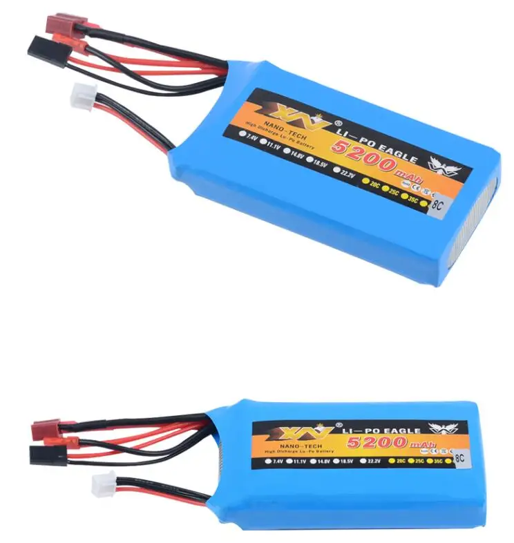 Rc Liop батарея 7,4 V 5200mAh 8C 2S для 1/5 RC LOSI 5IVE-T автомобиль части(99 мм* 54 мм* 22 мм