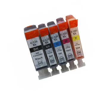 

PGI 520 PGI520 PGI-520 PGI-520XL CLI521 XL Inkjet Cartridges For Pixma MP980 MP990 IP-3600 IP-4600 IP-4700 Ink Printer