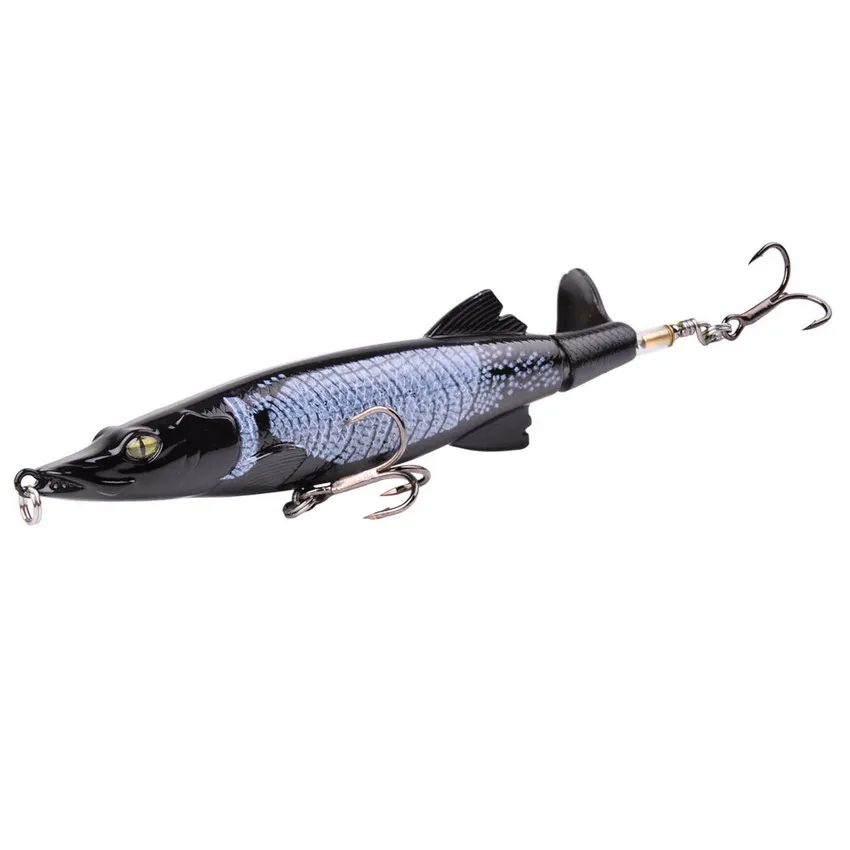 N06 1 шт. Whopper Plopper 13 см 16 г Поппер приманка Topwater плавающая искусственная жесткая приманка-воблер вращающийся хвост рыболовные снасти - Цвет: N06