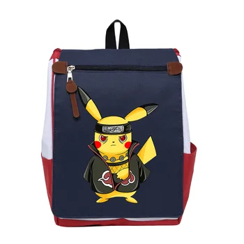 

Oxford Backpack Funny Naruto Pikachu Bag Cartoon Bookbag Student SchoolBag Bagpack Woman Men Back Pack Teen School Bags