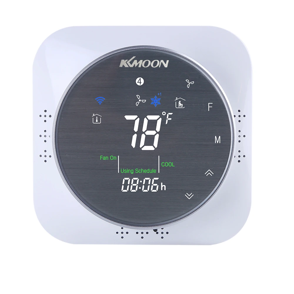 KKmoon Отопление/охлаждение Termostat регулятор температуры с Wi-Fi контроллер температуры с ЖКД для Amazon-Alexa