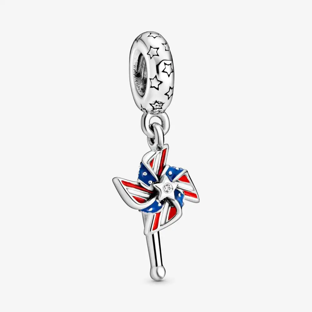 

2020 Summer New S925 Sterling Silver Windmill Chain Pendant Fit Pandora Women Bracelet & Necklace Diy Jewelry