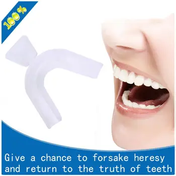 

1 Pair Food Grade Material EVA Orthodontic Braces Appliance Teeth Alignment Trainer Teeth Retainer Mouth Guard Braces Tooth Tray