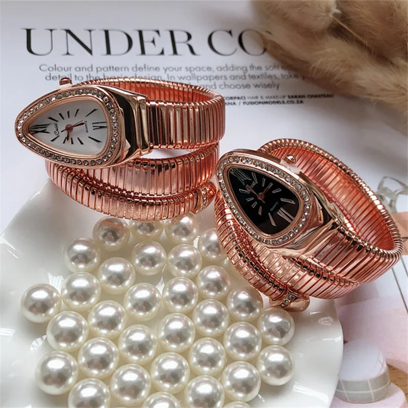 Часы женские кварцевые с браслетом под змеиную кожу NW404|montre brand|montre fashionmontre femme |
