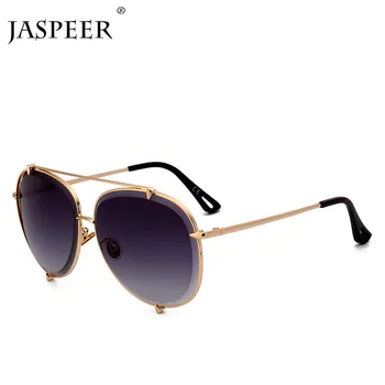 

JASPEER New Polarized Sunglasses Men Women Driving Round Style Mirror Sun Glasses Male Goggle UV400 Gafas De Sol
