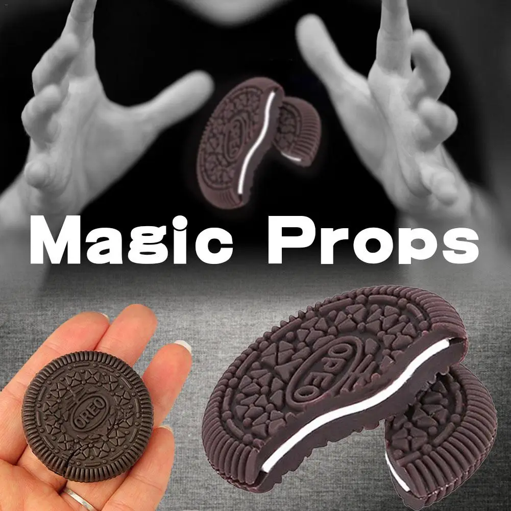 

1pcs Kids Magic Biscuit OREOly Cookies Magic Tricks Accessory Close Up Gmmick Props Easy Magic Show For Children Learning Toy