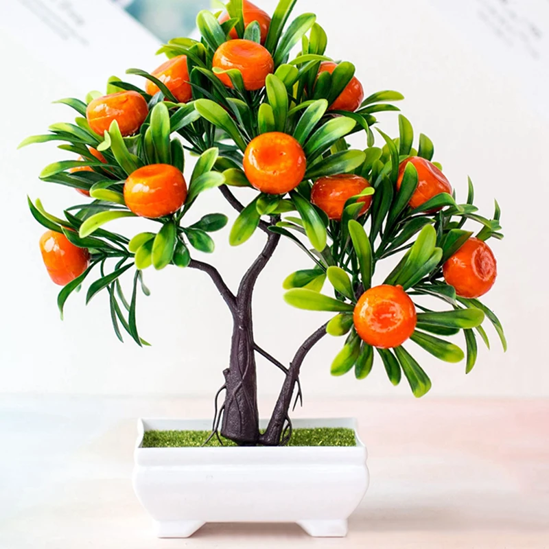 Бонсай для рабочего стола украшения искусственные растения реалистичное