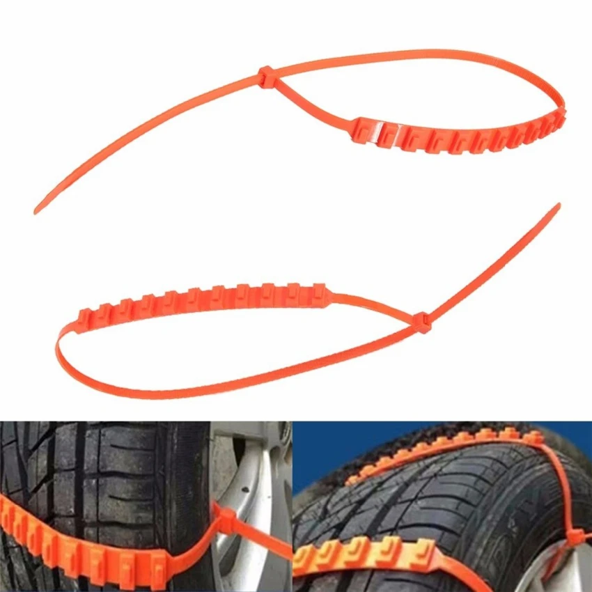 1 Pcs Car Universal Mini Plastic Winter Tyres wheels Snow Chains For Cars/Suv Car-Styling Anti-Skid Autocross Outdoor