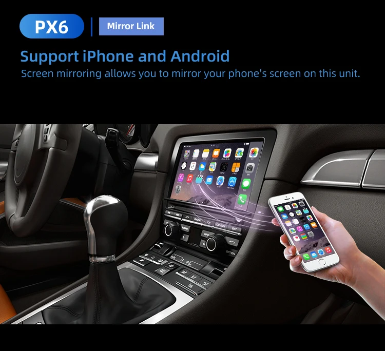10," Android 9,0 8core 4+ 32G Автомобильный мультимедийный плеер 1DIN PX6 Bluetooth радиоприемник GPS сенсорный автомобильный MP5 плеер+ резервная камера