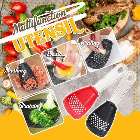New Multifunctional Kitchen Cooking Spoon + Heat-resistant