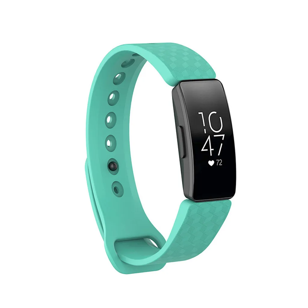Цветные ремешки для часов Fitbit Inspire огнеупорные часы ремешок на запястье+ зарядное устройство+ Защитная пленка из термополиуретана смарт-браслет#40