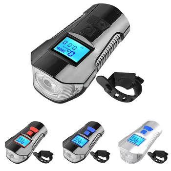 

Rechargeable Bicycle Light Waterproof Bicycle Headlight Bike Front Light Flashlight Handlebar Cycling Head Light Bike Lamp