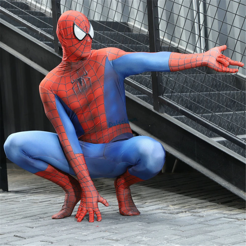Amazing Miles Morales Spider-man Costume Bodysuit Cosplay Costume Kids Adult 