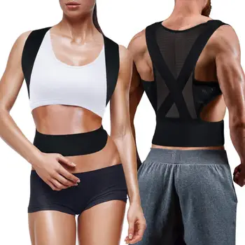 

Aptoco Posture Corrector Protection Back Shoulder Posture Correction Band Humpback Back Pain Relief Corrector Breathable Brace