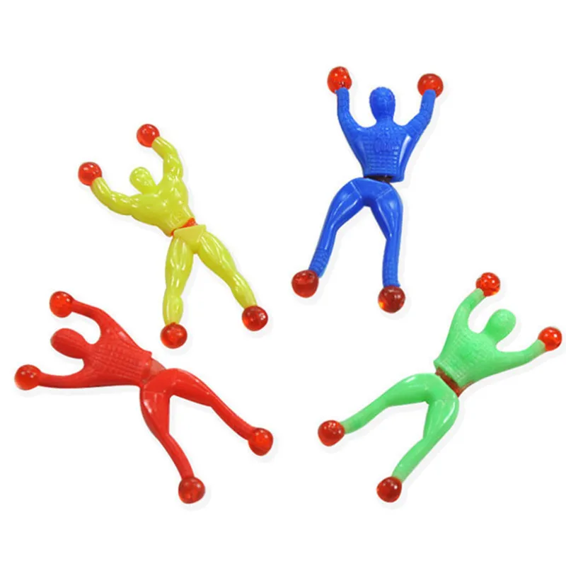 

Sticky Elastic Spider Man Fun Stretchy Kids Toys Wall Climbing Rock Climber Super Hero Figure Birthday Gift For Children Party
