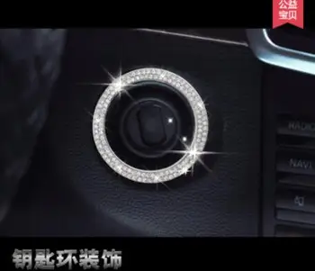 

Shinning Start Stop Button Circle Frame Covers for 2015-2018 C GLC Class W205