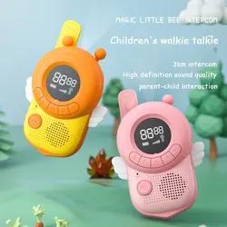 Walkie talkie pour enfants, portée de 3KM, émetteur récepteur portable, Radio, Interphone, cadeau, extérieur, Interaction Parent enfant, Mini jouets 