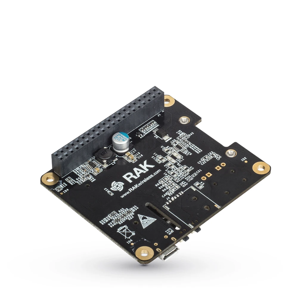 

PCIe to Pi HAT Convert Board for RAK2287 LPWAN Concentrator Module in PCIe form factor module to Raspberry Pi with SPI interface