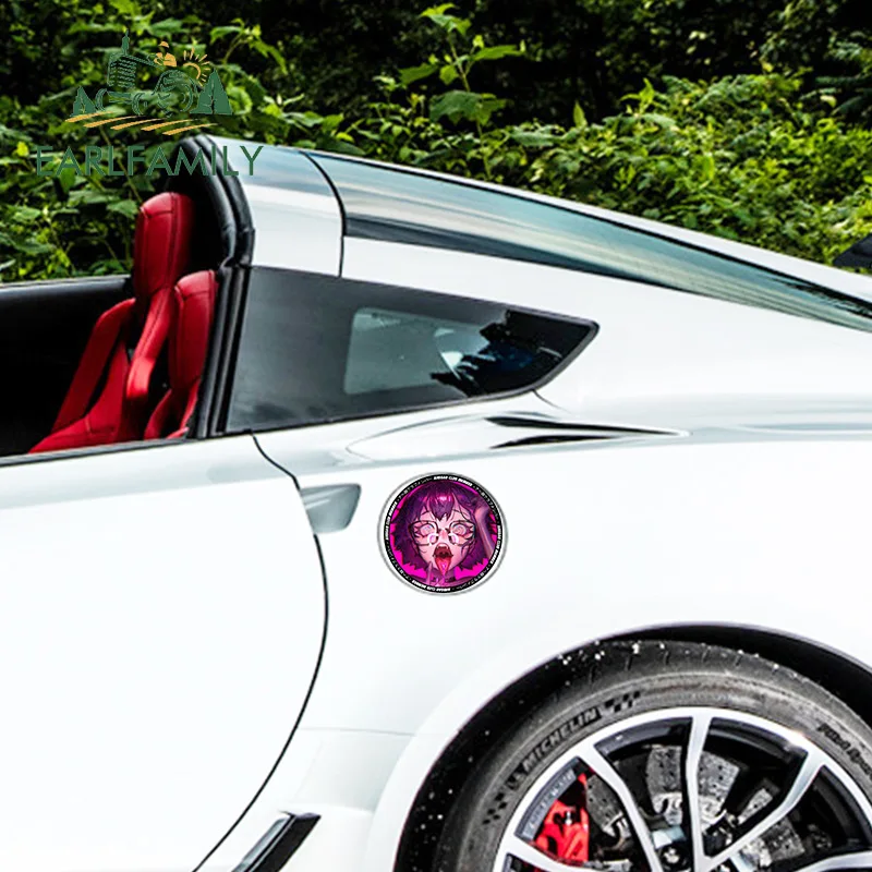 EARLFAMILY 13cm x 12.8cm For Anime Motorcycle Car Stickers Car Styling Decal Cartoon Graphics Waterproof Vinyl Material Decor