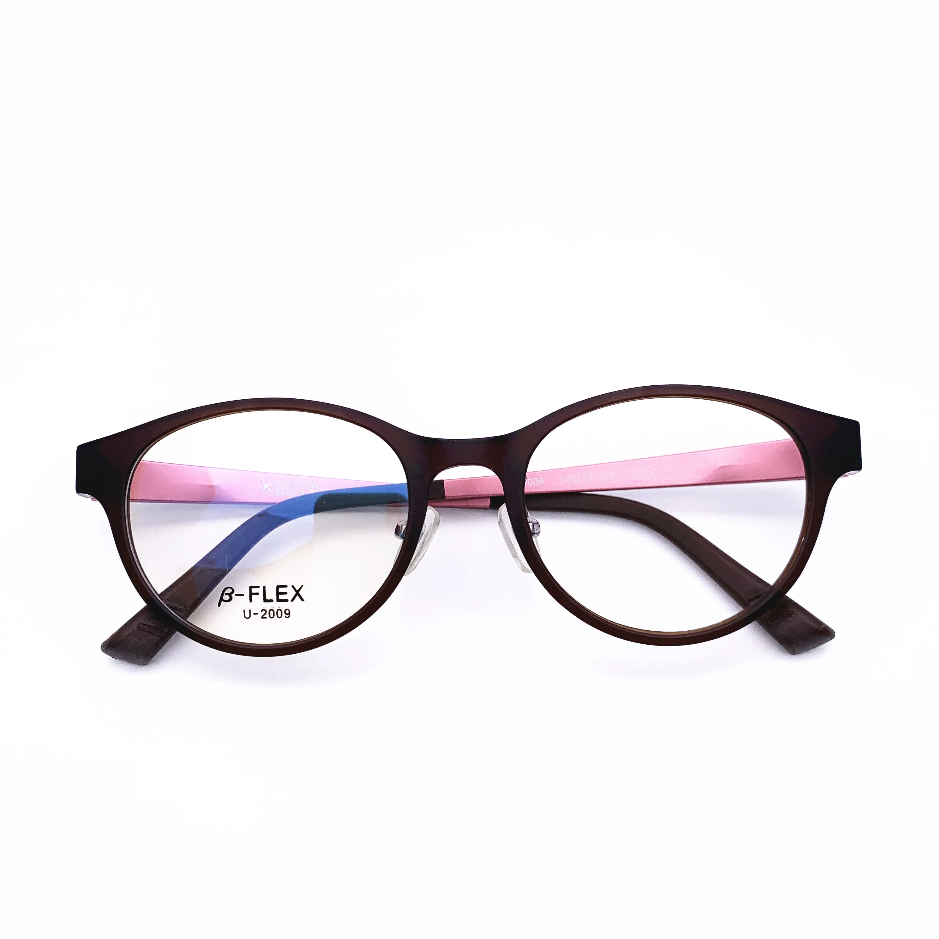brown with pink Belight оптический корейский дизайн Ultem классические женские очки овальной формы по рецепту оптическая оправа для очков U-2008 - Цвет оправы: brown with pink