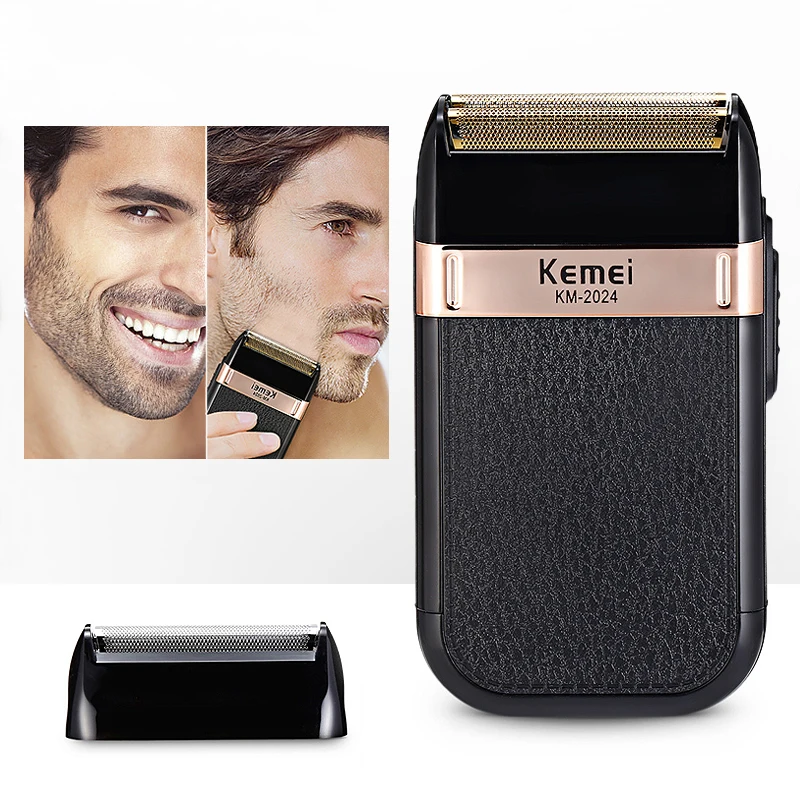 

Kemei Beard Trimmer Electric Shavers for Men Hair Finishing Machine for Shaving Rechargeable Head Razor Portable Travel Km 2024